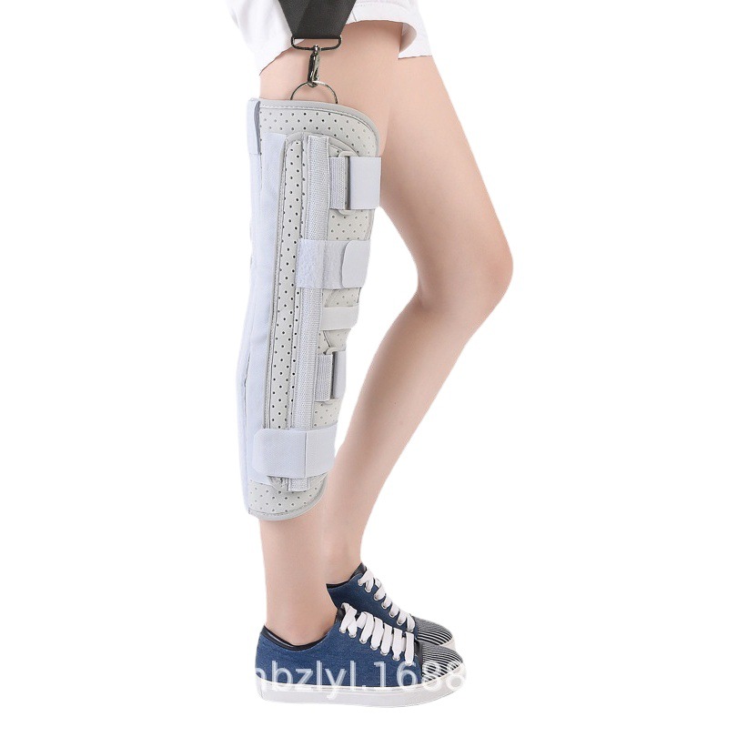 Knee Brace, Leg and Lower Limb Fracture Brace, Fixed Support, Adjustable Postoperative Rehabilitation Knee Brace