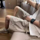 Seersucker Ice Silk Quick-drying Shorts Men's Summer Five-point Mid-pants American High Street Loose Casual Sports Beach Pants
