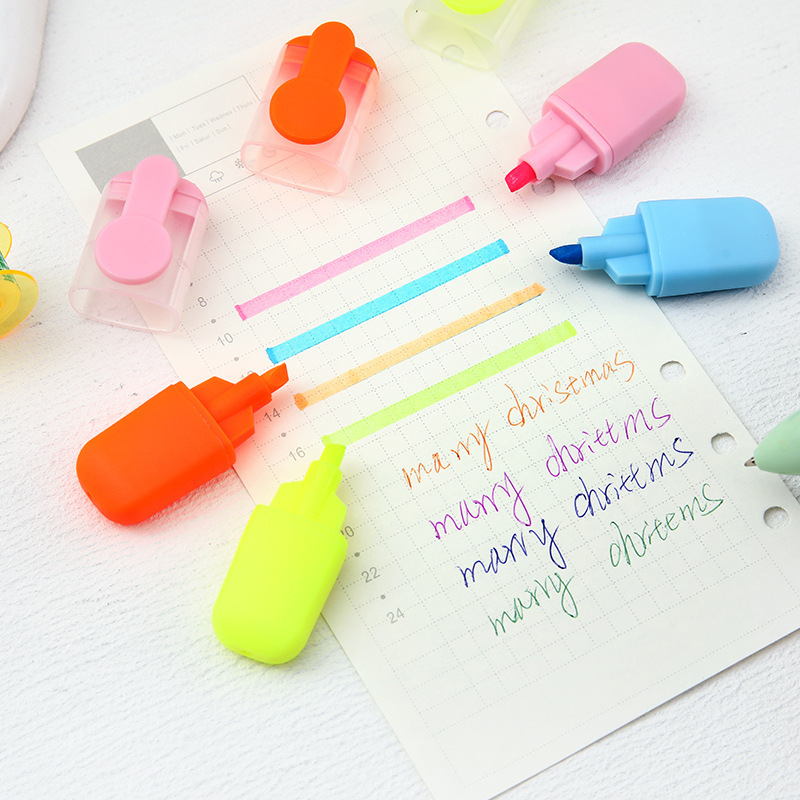 Juego de Papelería Navideña, Regalos Navideños para Estudiantes de Primaria, Bolígrafos de Seis Colores, Papelería para el Aprendizaje de Estudiantes, Venta al por Mayor