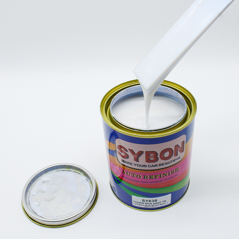 外贸出口专用蓝珍珠水晶SY638防锈翻新防腐喷漆原厂汽车油漆厂家