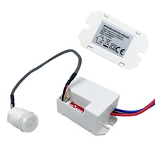拨码款人体感应开关模块明暗装220V LED灯具智能红外感应开关控制