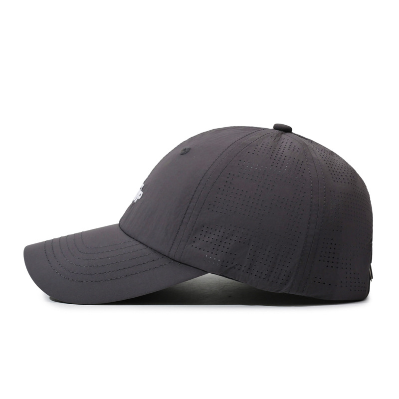 Quick-Drying Mesh Hat, Summer Men's Sun Hat, Outdoor Breathable Peaked Cap, Sun Protection Embroidered Sun Hat, Lightweight Baseball Cap
