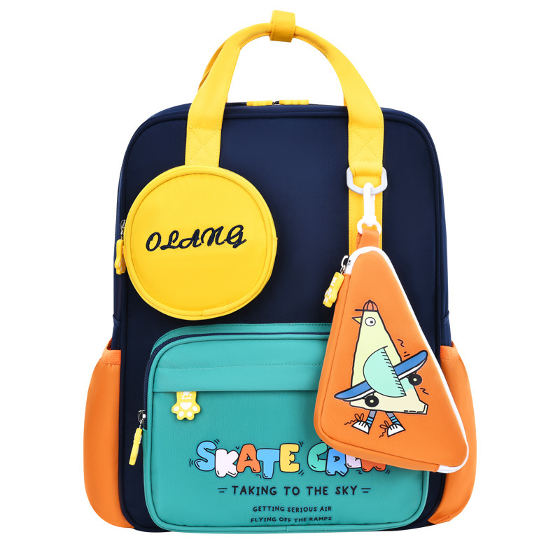 2024 explosión transfronteriza bolsas escolares de estudiantes de primaria lindas espaldas de hombro para niños a prueba de derramamiento una mochila
