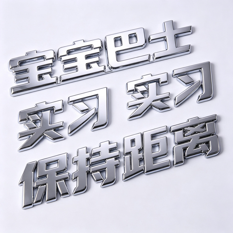 Custom 3D Car Emblem Stickers and Decorative Rear Badges Made of ABS Plastic with Electroplated and Painted Finish Custom 3D Car Emblem Stickers and Decorative Rear Badges Made of ABS Plastic with Electroplated and Painted Finish