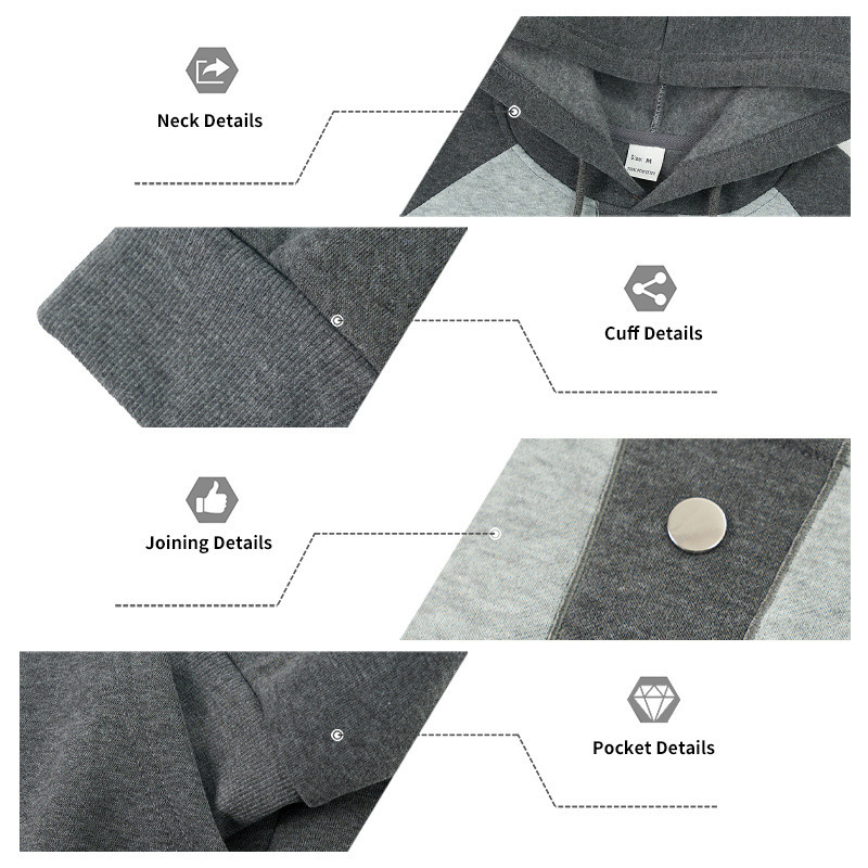Men's Clothing Men's Heavyweight Fleece Lined Hooded Sweatshirt Set Style Simple Stylish Light Luxury Outdoor Workwear Commuter Warm_viptrois.com