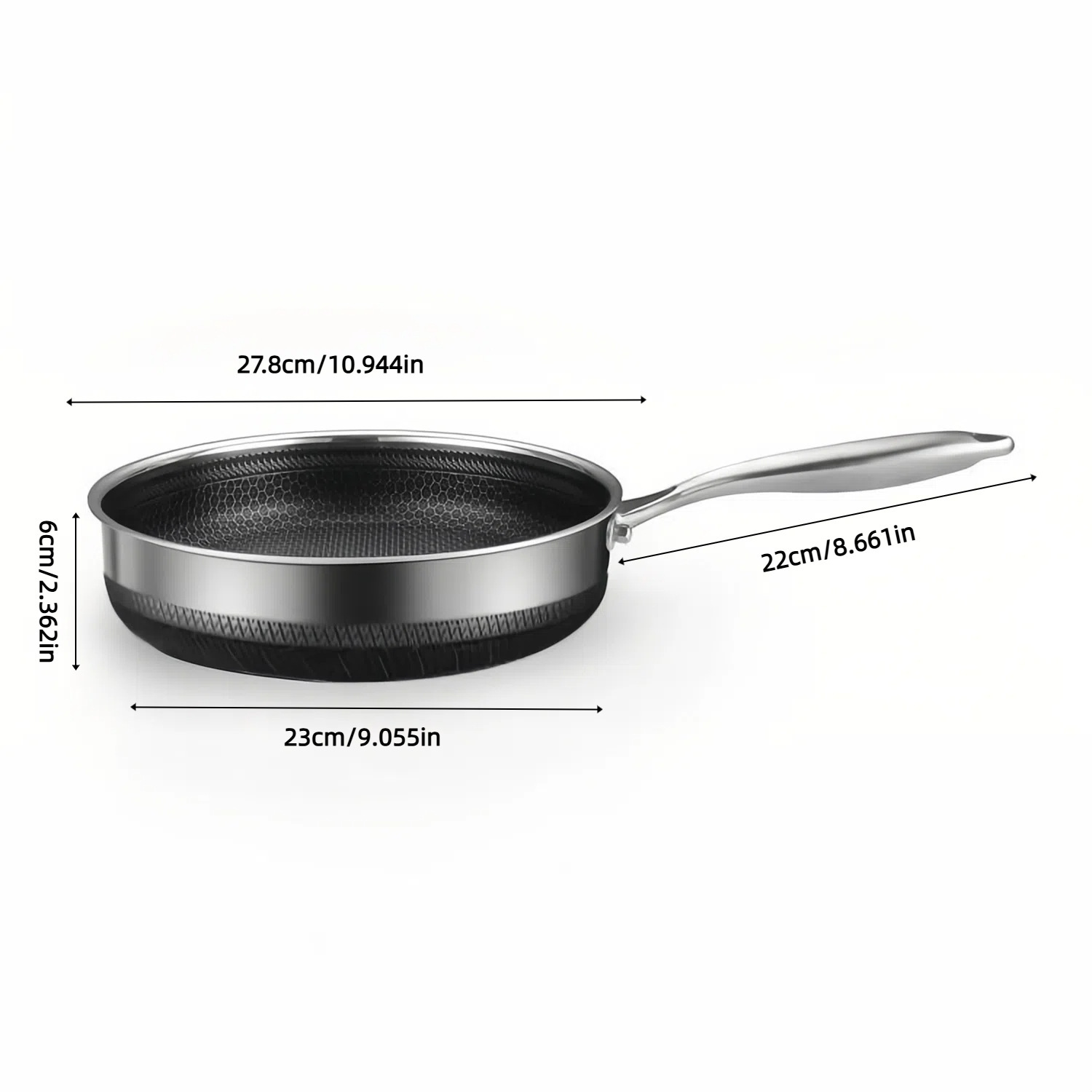 28cm 양면 꽃 프라이팬