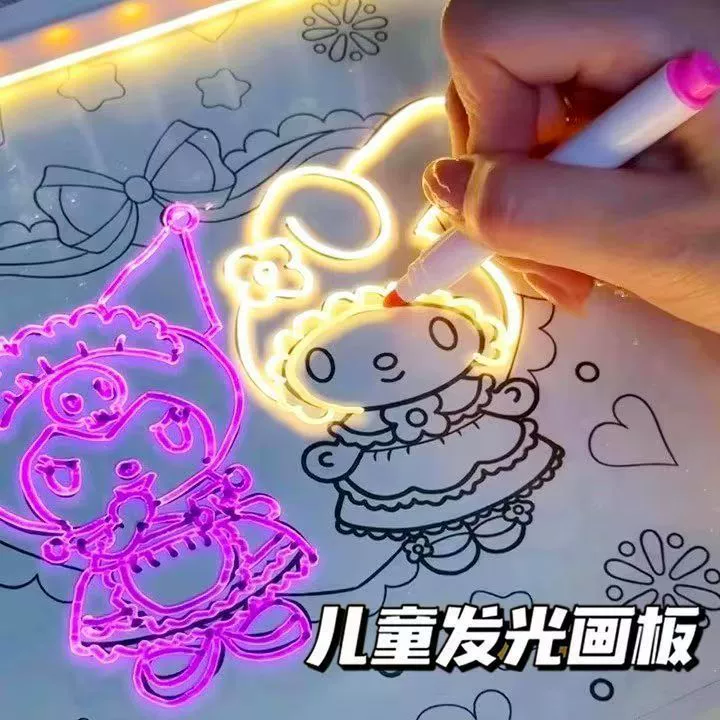 Светящаяся доска для рисования diy рукописная доска для детей акриловая светящаяся доска для рисования писать прозрачная доска для рисования