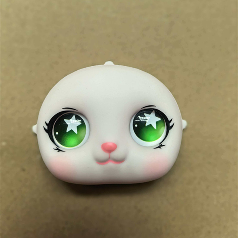 Nuevo tipo de muñeca de peluche encantadora cara accesorios de manos y pies Lila cuero cara accesorios de muñeca caja ciega muñeca mano de muñeca image 6