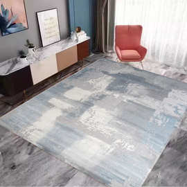 威尔顿机织现代极简地毯客厅卧室床边沙发家用耐脏易打理全铺室内