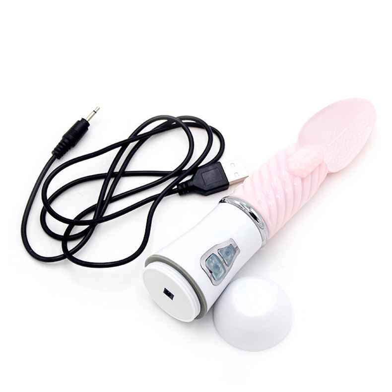 Women's charging vibrating tongue toy for self-pleasure, a novelty sex product, dropshipping one piece.