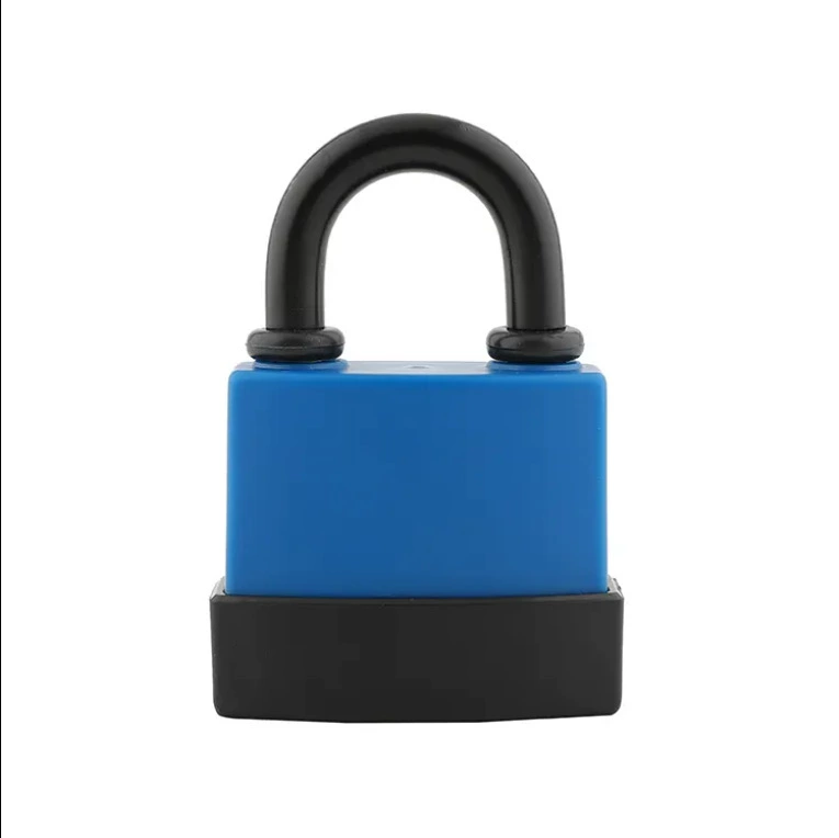 Полный медный сердечник безопасности железный замок водонепроницаемый дуговой замок пыленепроницаемый ПВХ пластиковый чехол замок резиновый замок на открытом воздухе