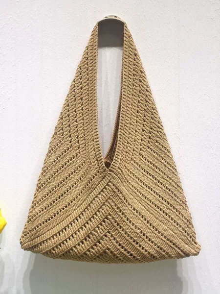 Artistic Woven Bag Women's 2025 New Fashionable Fashionable Casual Shoulder Bag Large Capacity Commuter Tote Bag
