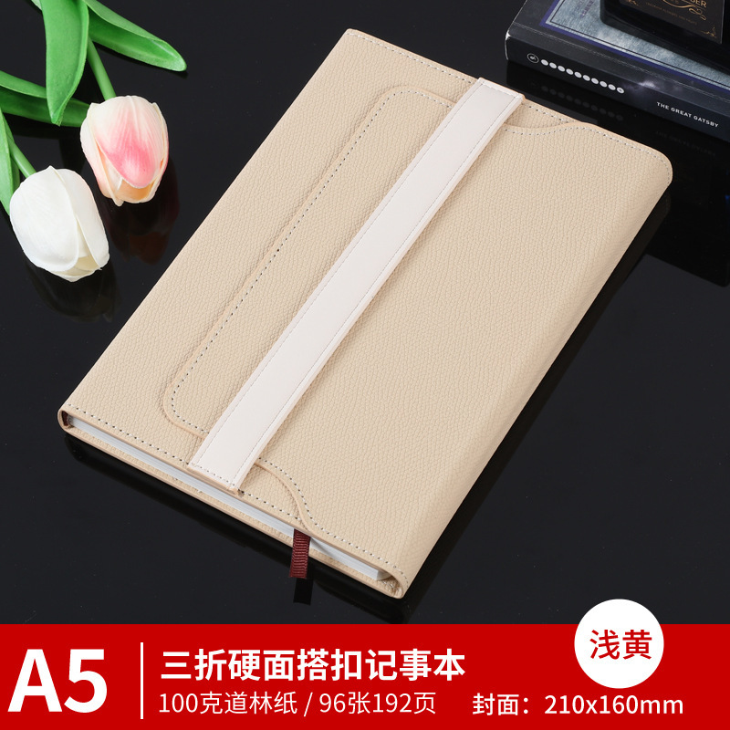 A5硬面厂家直销笔记记事本商务加厚学习记录搭扣皮绳结实耐用手帐|undefined