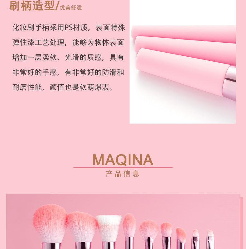 Cangzhou makeup brush set, portable loose brush, blush brush, dot color brush, soft bristle makeup set, brush, complete set of beauty tools Item Picture