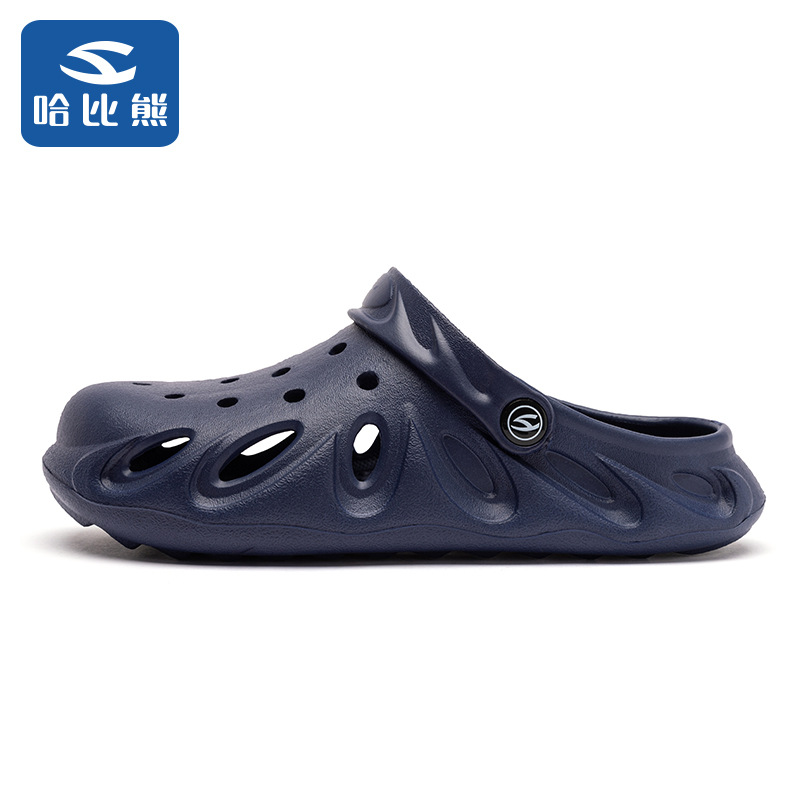 哈比熊成人凉拖2021新款儿童洞洞鞋轻底男女透气拖鞋花园鞋子代发