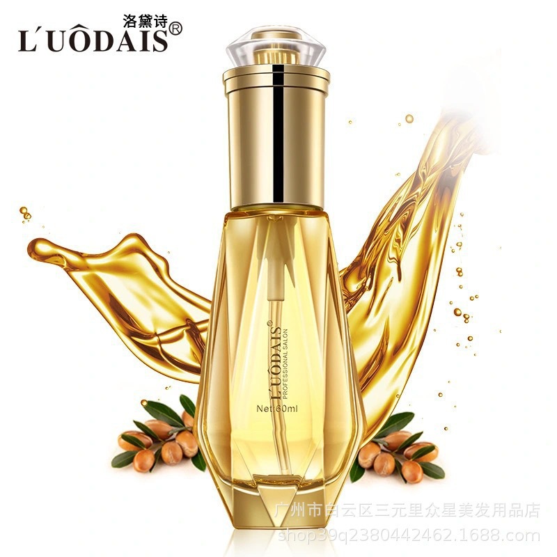 Luodai Shi 다이아몬드 향수 리페어 헤어 케어 에센셜 오일 60ml 헤어 리브인 리페어 건조, 곱슬거림 방지, 파마 및 염색 손상