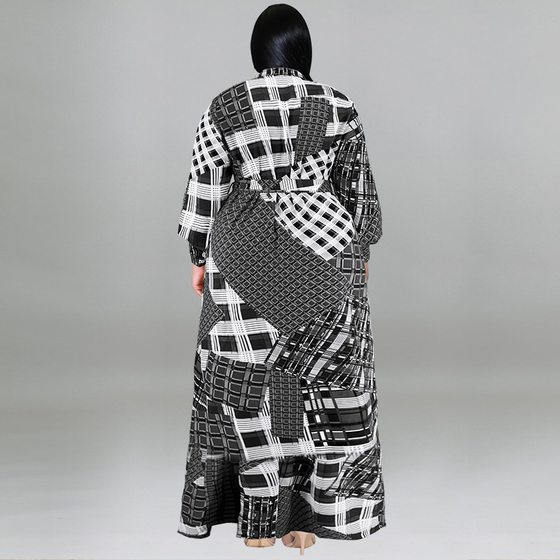 Women's Clothing Women's Plus Size Long Sleeved Collared Dress Style Autumn Clothing Long Sleeve For Formal & Casual For Women_ecoleips.com