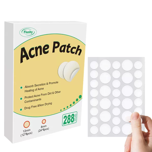 Invisible Transparent Particle Acne Patch Pe Self-Adhesive Covering Skin Invisible Tattoo Makeup Concealer Patch