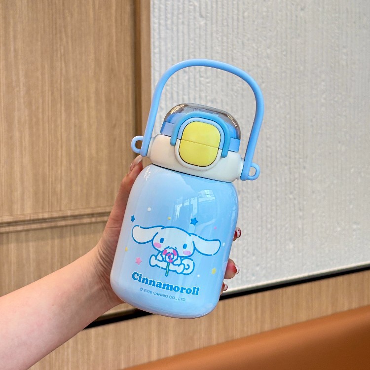 Sanliogou co-brand taza de aislamiento térmico para niños de alto valor facial, taza de paja para bebidas de niñas, taza de estómago especial para la escuela