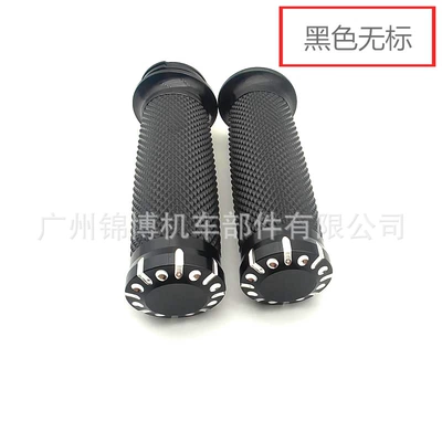 Motorcycle Handle Cover | Supply - black-with-dots-without-mark-25mm