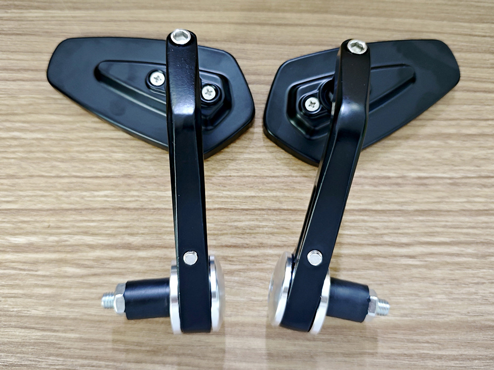 All-Aluminum Alloy Motorcycle Modified Rearview Mirror, Handlebar Mirror, Handlebar Reflector, Sports Car Convex Rearview Mirror