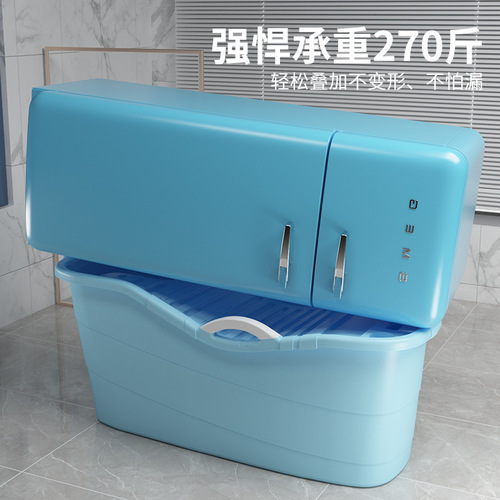 Home use bath bucket adult foot bath tub plastic constant temperature foot basin thick large size no installation factory wholesale