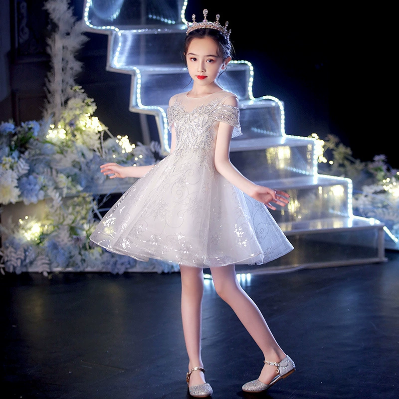 Платье для девочки на свадьбу, платье для девочки на день рождения, платье принцессы, детское платье для подиума, платье для выступления на фортепиано, летнее платье