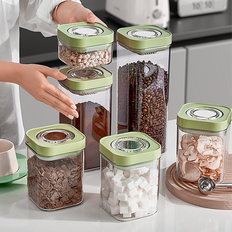 Press-Type Sealed Coffee Can, Food-Grade Storage Can, Coffee Candy Can, High-Looking Moisture-Proof Storage Can