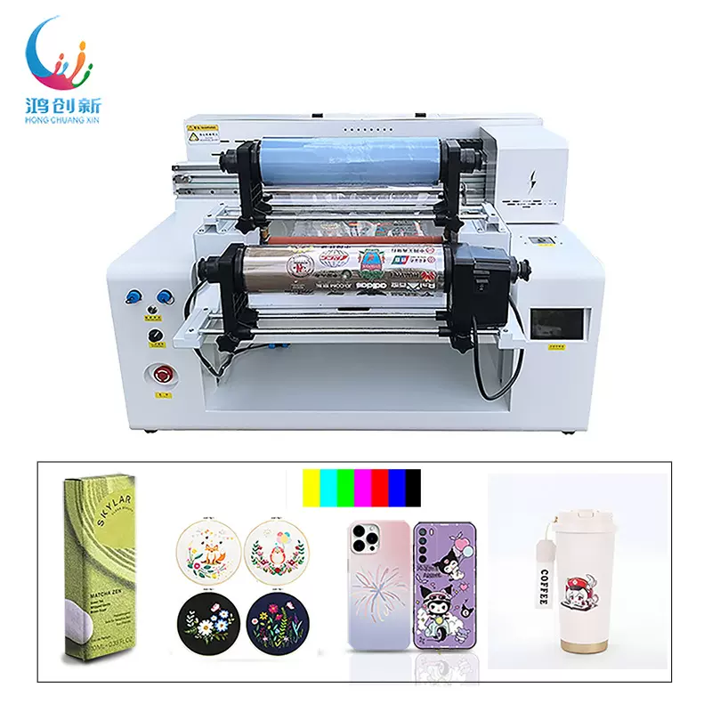 6050 roll to flat UV printer  acrylic UV printing machine