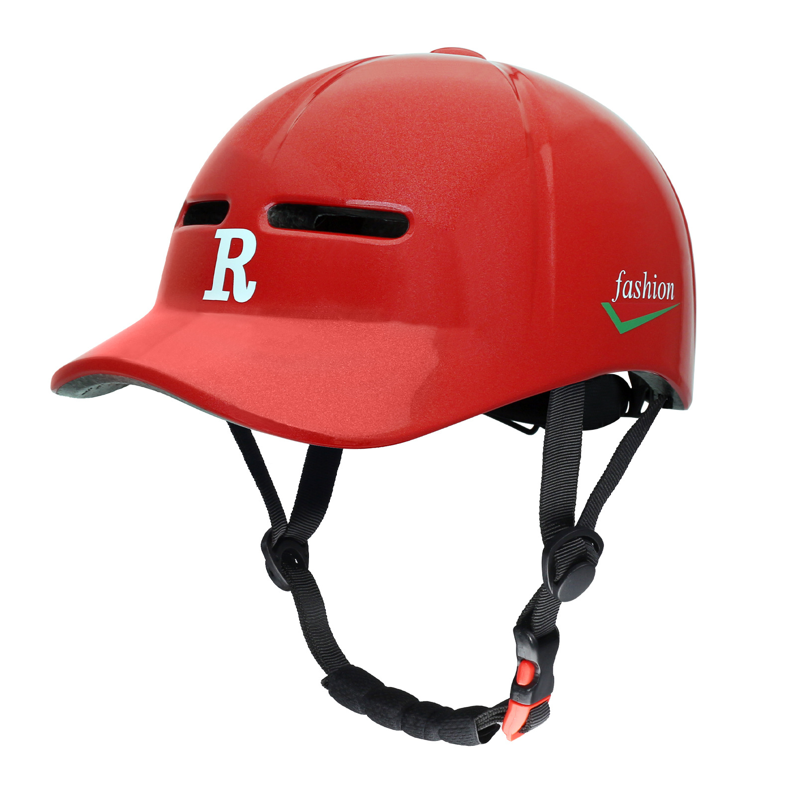 Gorro de pico de pato moldeado de una pieza para ciclismo, desplazamientos, casco para scooter eléctrico para todas las estaciones, patineta, patinaje sobre ruedas, béisbol