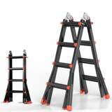 Бытовая многофункциональная портативная подъемная двухсторонняя инженерная лестница складная телескопическая лестница из алюминиевого сплава