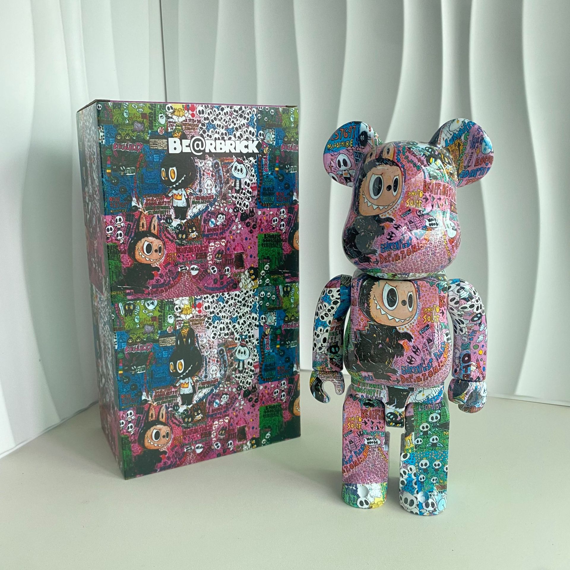 ビーアbrick400% 暴力熊積み木熊関節響網紅潮流公仔置物プレゼント卸売り代発