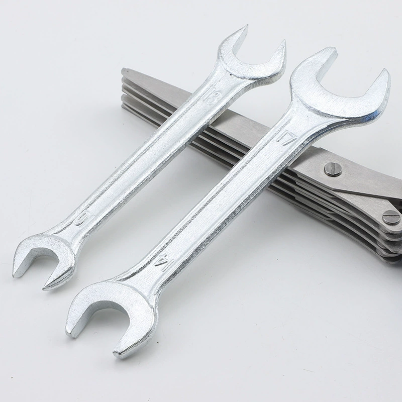 Fork, hexagonal long wrench, increased thickness, clips included