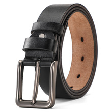 新款男士仿古真牛皮针扣皮带外贸跨境代发热销裤腰带厂家直供现货