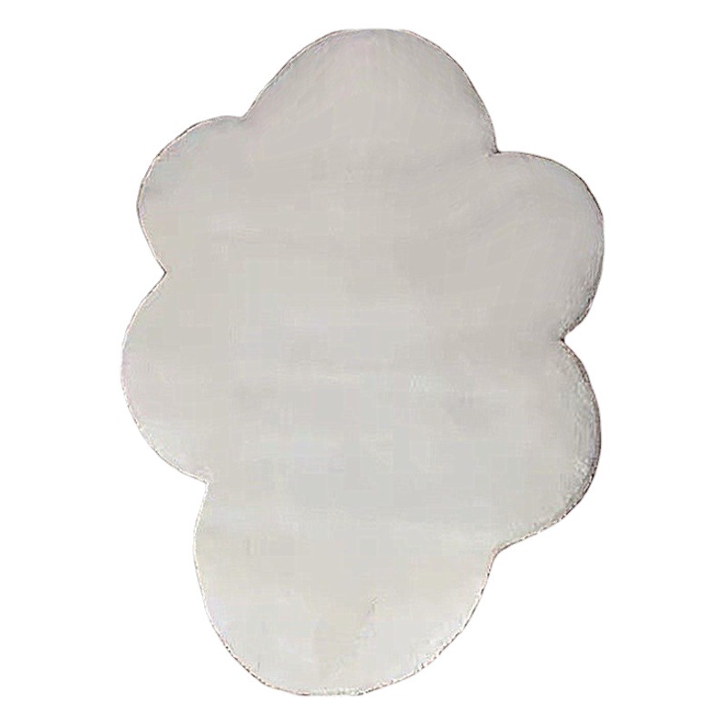 Nordic ins alfombra Corea del Sur lindo blanco nube alfombra del piso felpa habitación de los niños dormitorio estera de noche accesorios de la foto