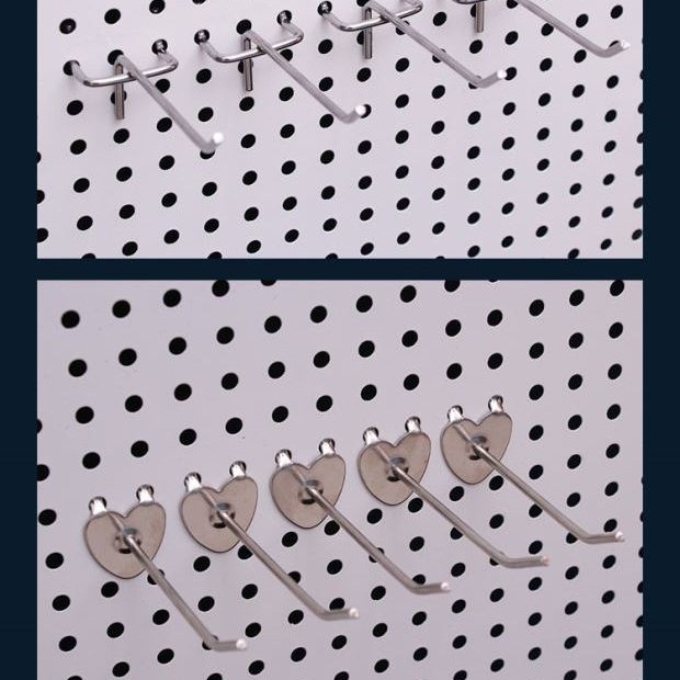 洞洞板置物架多孔板手机配件帽子展示架商店五金工具挂墙货架