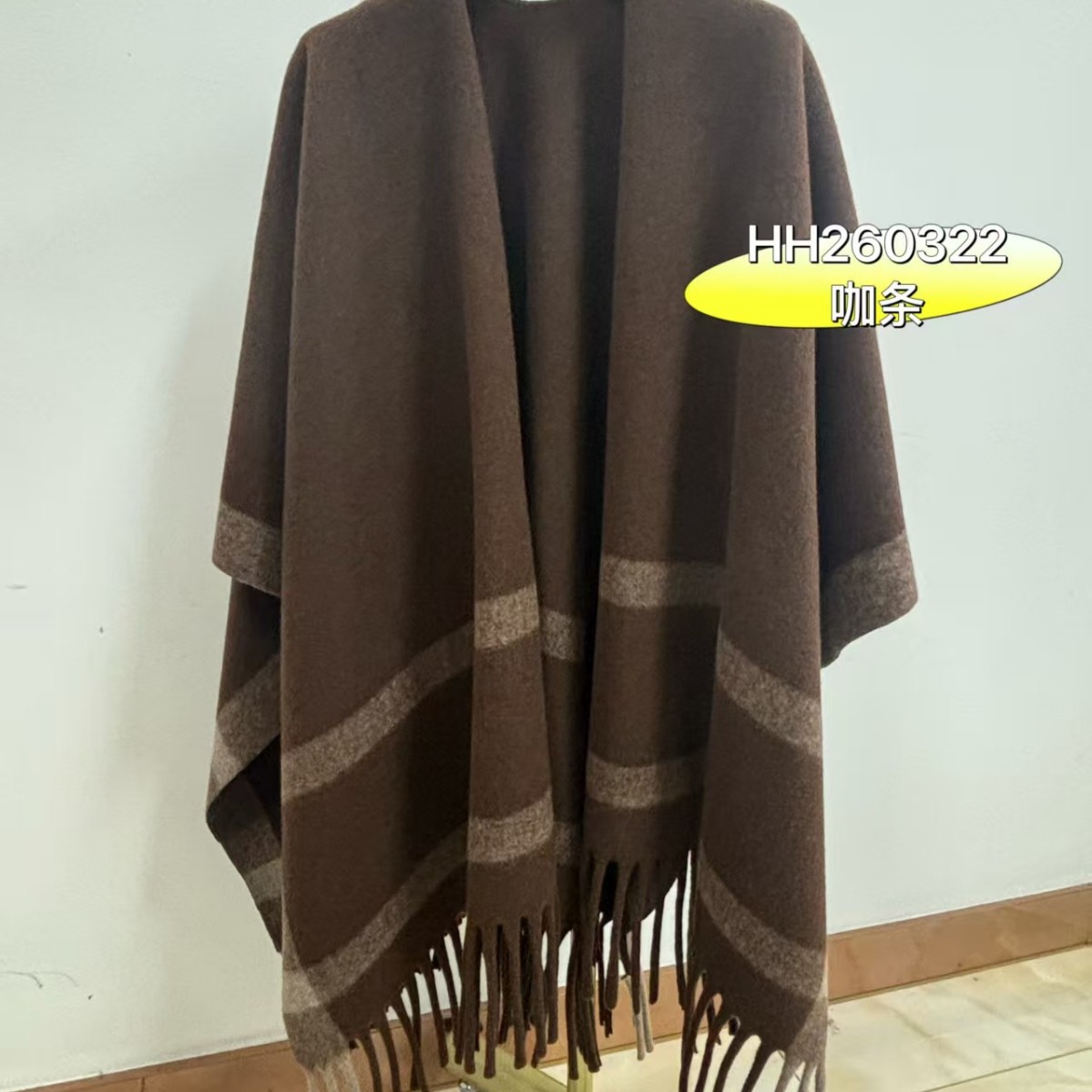 Sopa de aire acondicionado alta sensación de lana cálida gran sopa exterior damas nuevo abrigo abrigo bufandas de cuello