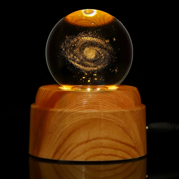 Rotating the night light-Galaxy system
