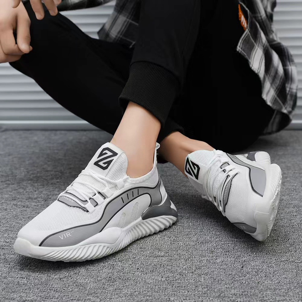 Производители модные новые дышащие легкие студенческие кроссовки повседневные и удобные корейские мужские модные беговые заказы