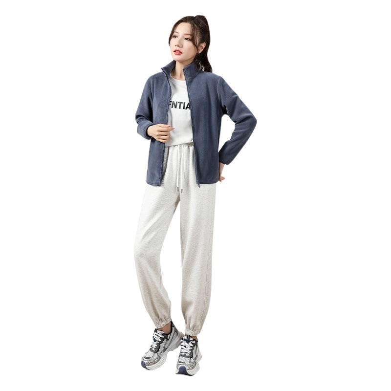 Double-sided Fleece Coat Men's and Women's Fleece Coat Women's fleece-lined Thickened Winter Sweatshirt Women's Warm-keeping Charge Inner Liner