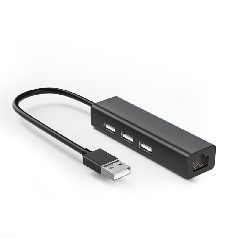 Type-C-3*0.0百兆ネットワークカードハブネットワークカードHUBはノートパソコン拡張ドックに適している|undefined