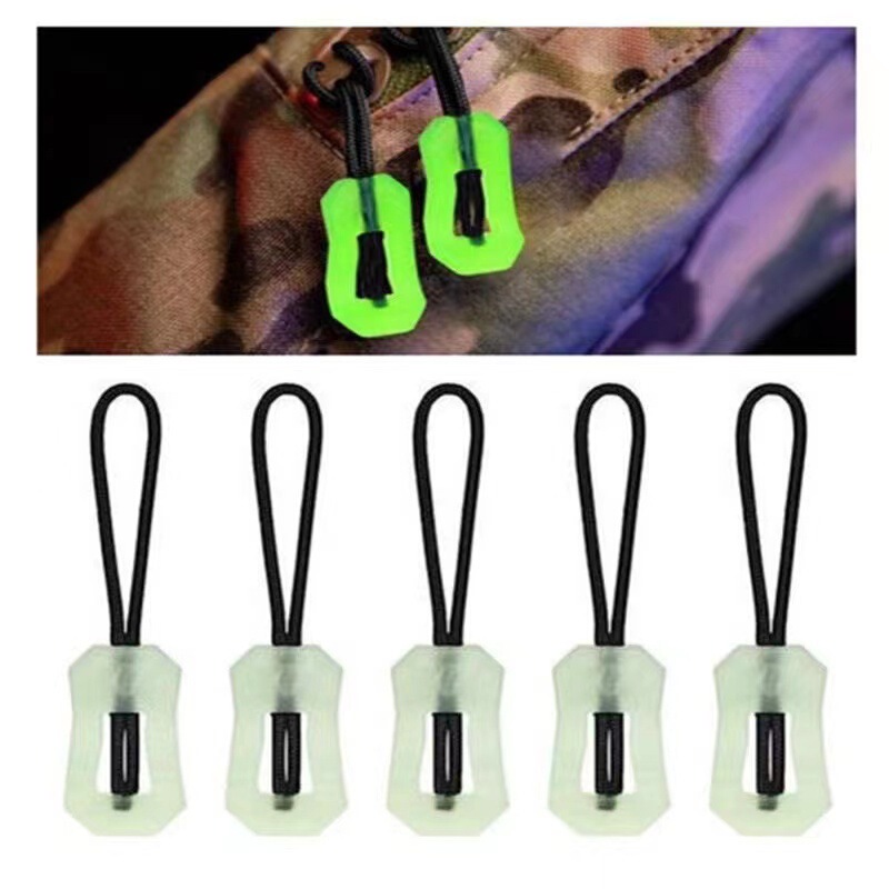 Cross-border hot sale luminous zipper tail rope backpack self-luminous anti-lost pull tail rope in stock TPU luminous pull loop pull head Cross-border hot sale luminous zipper tail rope backpack self-luminous anti-lost pull tail rope in stock TPU luminous pull loop pull head