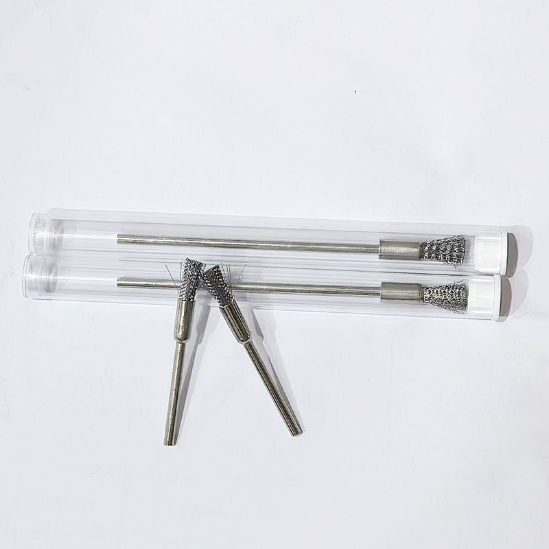 DIY发热丝清洁刷 PC管VAPE积碳小钢刷 雾化器绕丝清洗工具