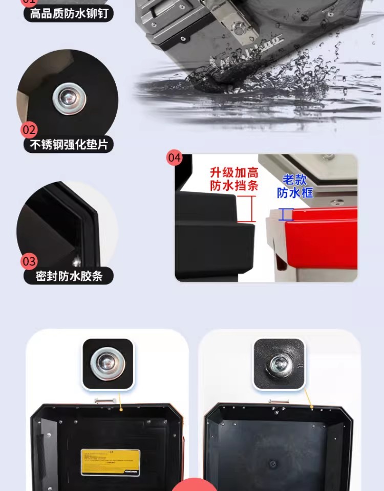Wanlihao Is Compatible with the No. 9 Mechanic Second-Generation Mmax2110 Electric Vehicle Motorcycle Rear Storage Box