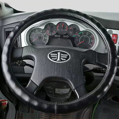 truck steering wheel cover | Steering wheel cover - black-perforated-36cm