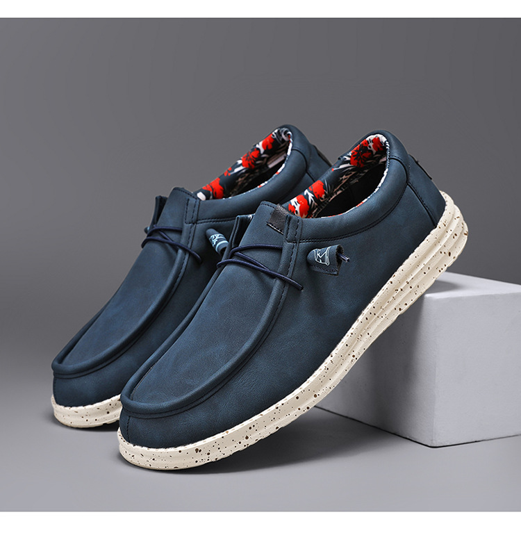 Marke Frühling Sommer Mokassins Männer Halbschuhe Hochwertige echte Lederschuhe Männer Wohnungen Leichte Fahrschuhe_voghion.com