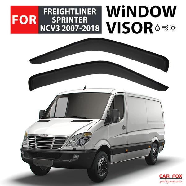 [Freightliner Sprinter【MK2-NCV3 2007-2018】【无亮条】车窗雨挡]
