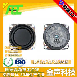 AEC厂家 53mm4欧5瓦喇叭全频蓝牙音箱喇叭外磁扬声器喇叭