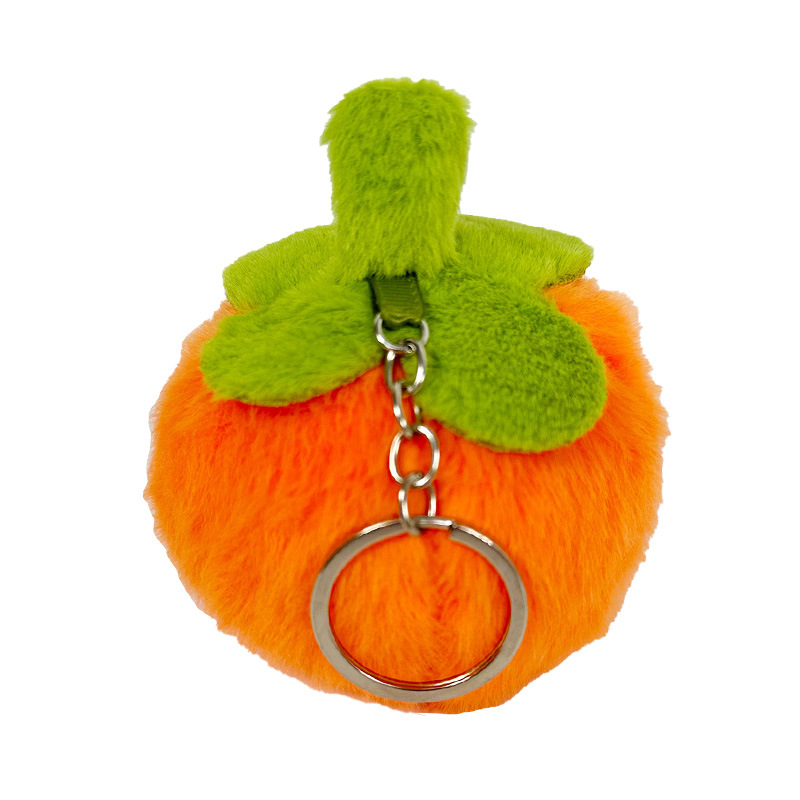 Frutas colgantes de peluche caqui muñeca muñeca Zhao Ruyi llavero creativo muñeca bola de peluche roja