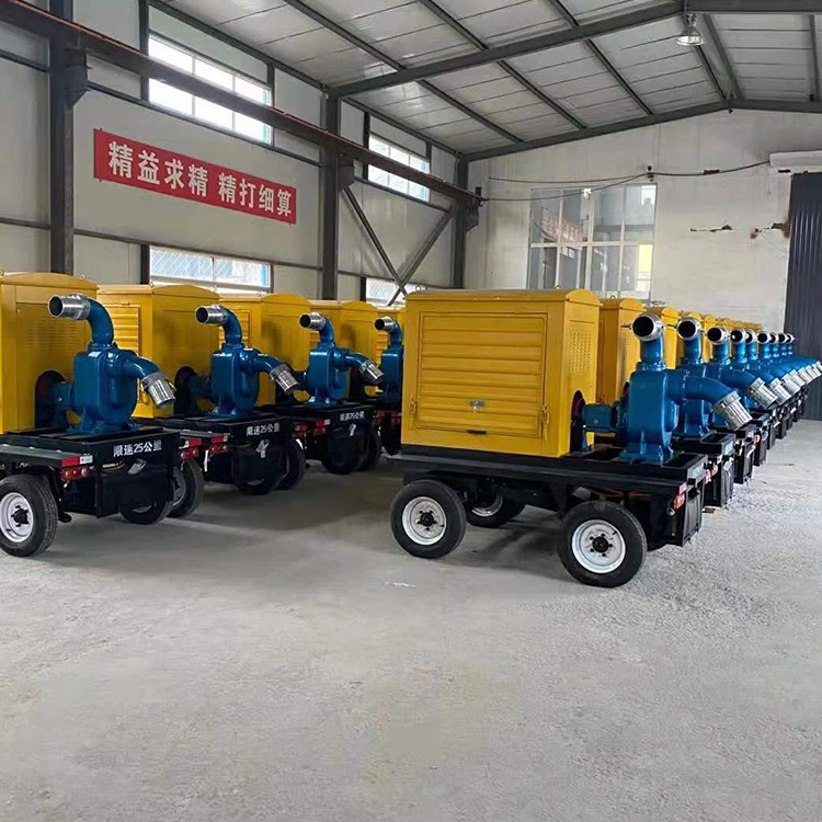 卡博恩 柴油泵车自吸柴油抽水泵拖车式抽水机